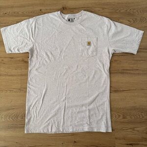 Carhartt Loose Fit Heavyweight K87 Pocket T-Shirt In Speckled Pink/Purple